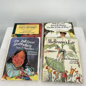 Vintage Childrens Books Lot: "An Eskimo Birthday" "McBrooms Ear" "Where Was Patr